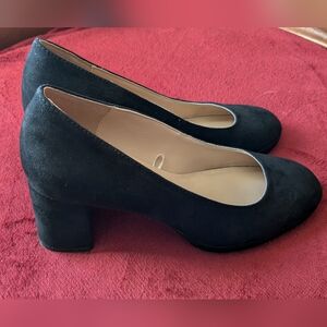 Black Chunky Heel